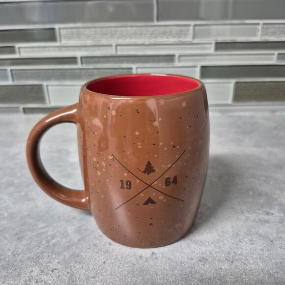 2016 Tim Hortons Brown Speckled Beaver Coffee Tea Mug Cup - Picture 3 of 8